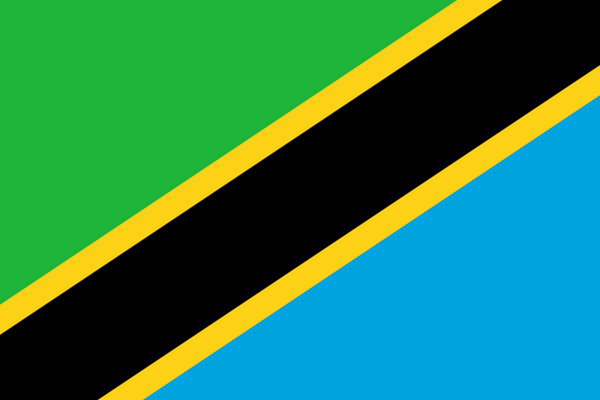 Tanzania Courtesy Flag