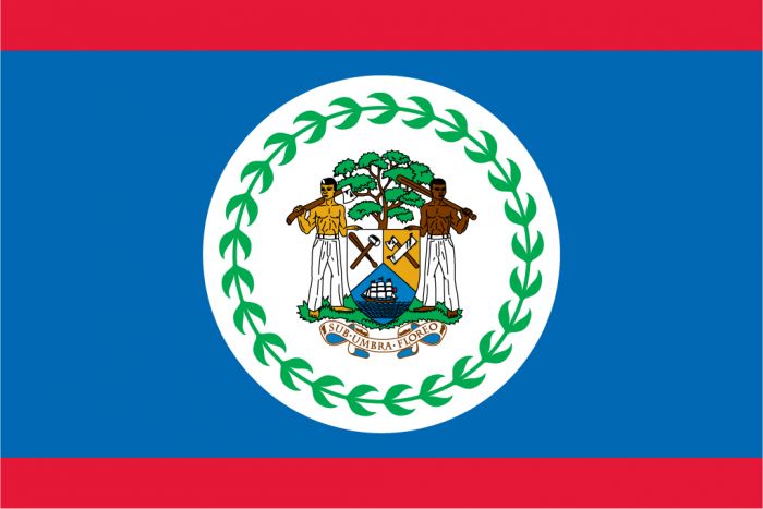 Belize Courtesy Flag