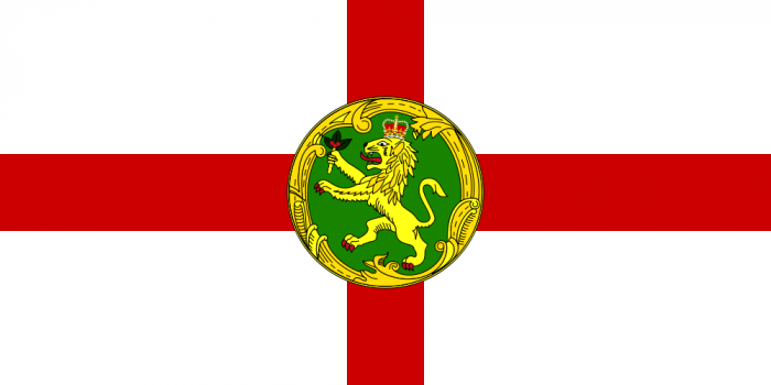 Alderney Courtesy Flag