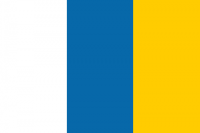 Canary Isles Courtesy Flag