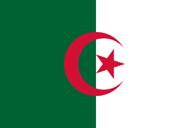 Algeria Courtesy Flag