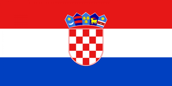 Croatia Courtesy Flag