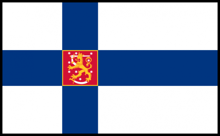 Finland State Courtesy Flag