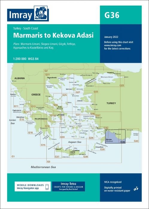 G36 Marmaris to Kekova Adasi (Imray Chart)