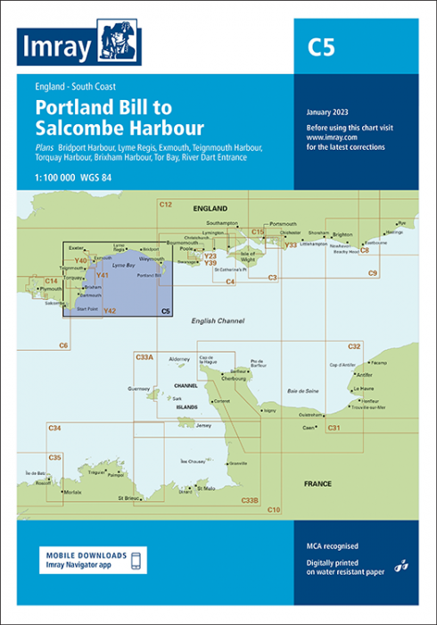 C5 Portland Bill to Salcombe Harbour (Imray Chart)