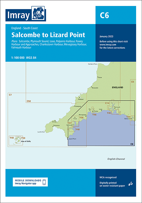C6 Salcombe to Lizard Point (Imray Chart)