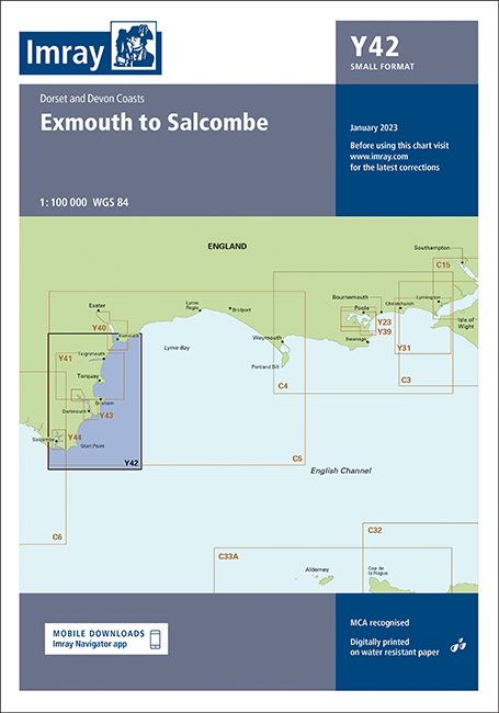 Y42 Exmouth to Salcombe (Imray Chart)