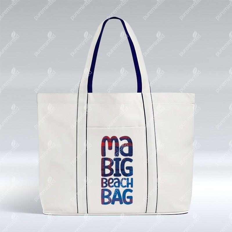 Ma Big Beach Bag - Big Tote Bag by Pureminted