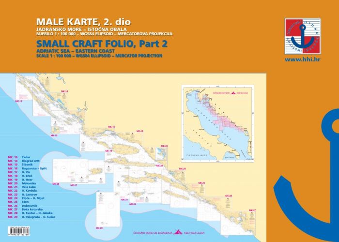 Male karte, 2. dio Jadransko more - isto?na obala