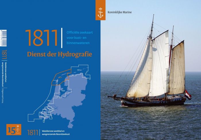 1811 Waddenzee westblad en aangrenzende Noordzeekust
