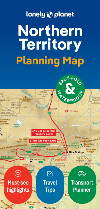 Lonely Planet Western Australia Planning Map