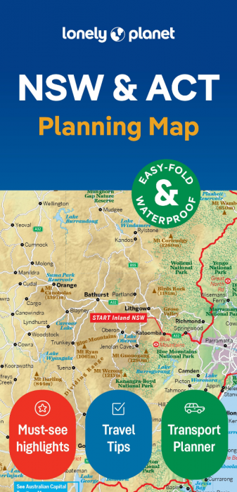 Lonely Planet Western Australia Planning Map