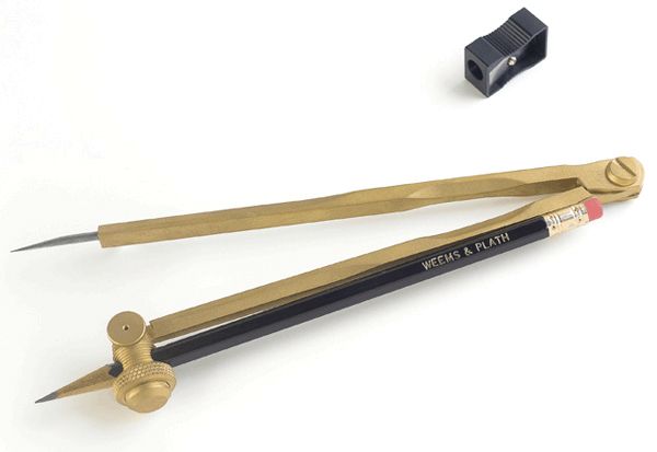 Professional Brass Pencil Compass