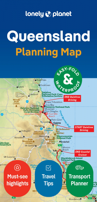 Lonely Planet Western Australia Planning Map
