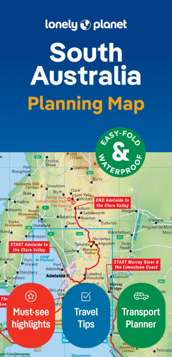 Lonely Planet Western Australia Planning Map
