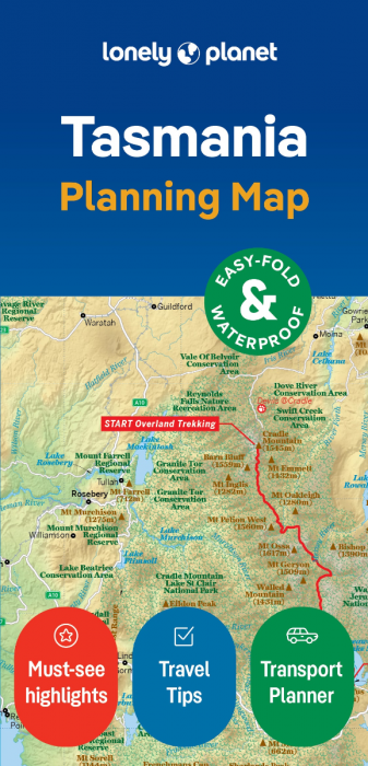 Lonely Planet Western Australia Planning Map
