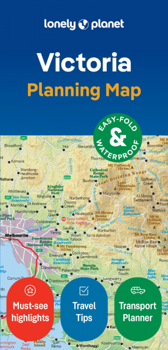 Lonely Planet Western Australia Planning Map