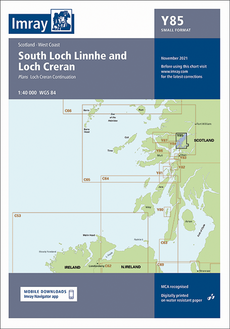 Y85 South Loch Linnhe and Loch Creran (Imray Chart)