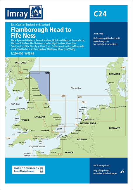 C24 Flamborough Head to Fife Ness (Imray Chart)