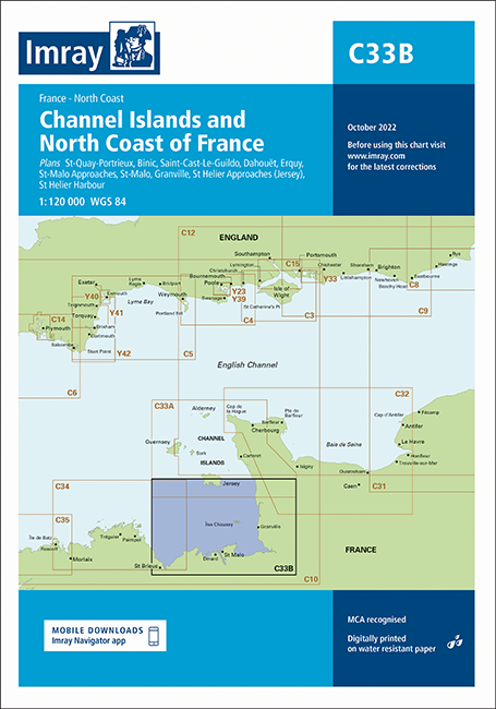 C33B Channel Islands and North Coast of France (Imray Chart)