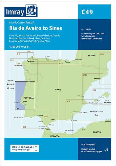 C49 Ria de Aveiro to Sines (Imray Chart)