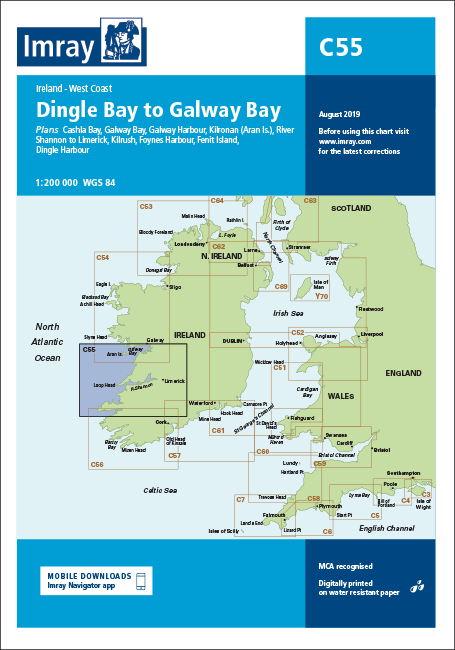 C55 Dingle Bay to Galway Bay (Imray Chart)