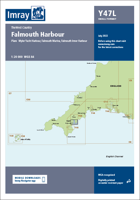 Laminated Y47 Falmouth Harbour (Small Format)