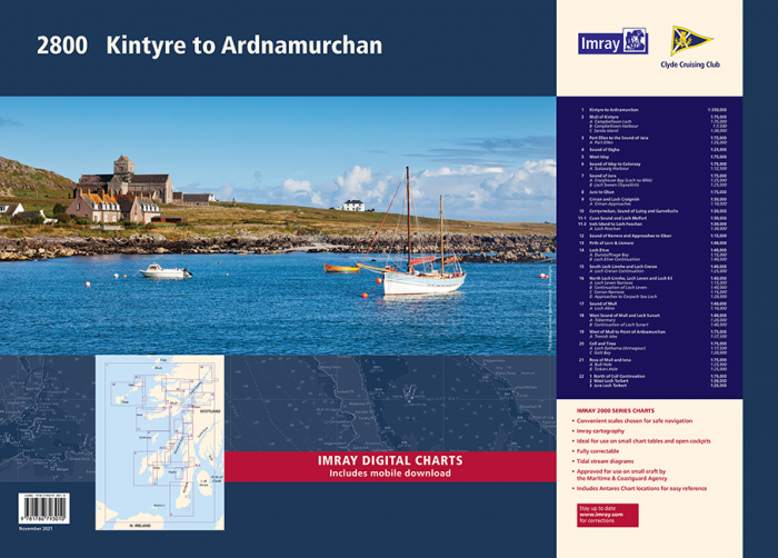 2800 Kintyre to Ardnamurchan Chart Pack (Imray Chart Folio)