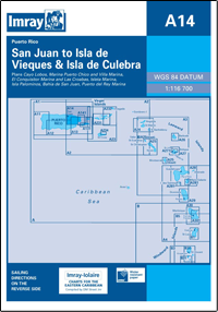 A14 San Juan to Isla de Vieques and Isla de Culebra (Imray Chart)
