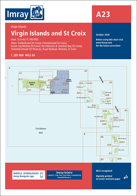 A23 Virgin Islands and St Croix (Imray Chart)