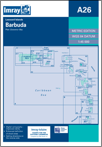 A26 Barbuda - Southwest Coast (Imray Chart)