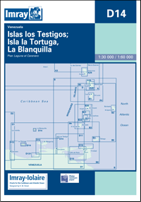 D14 Islas Llos Yestigos Tortuga Blanquilla (Imray Chart)