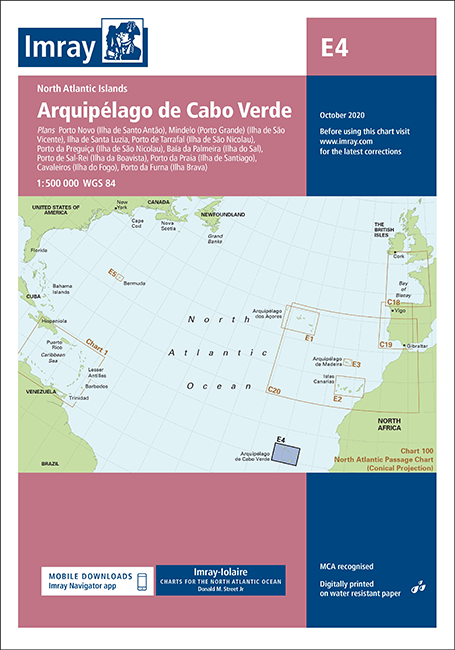 E4 Arquipélago de Cabo Verde (Imray Chart)