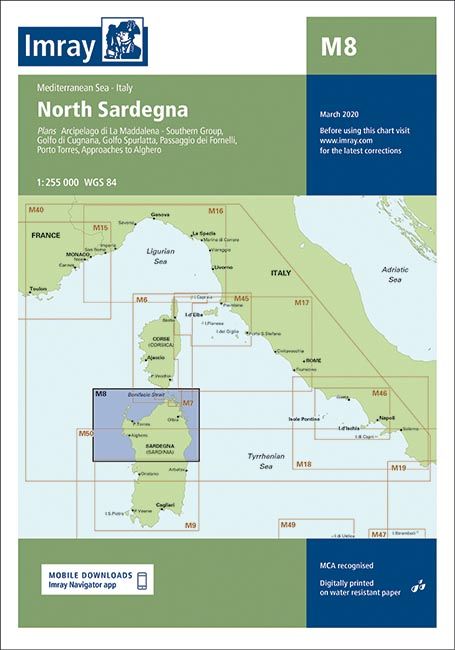 M8 North Sardegna (Imray Chart)