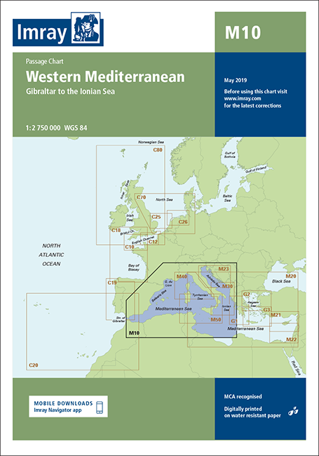 M10 Western Mediterranean (Imray Chart)