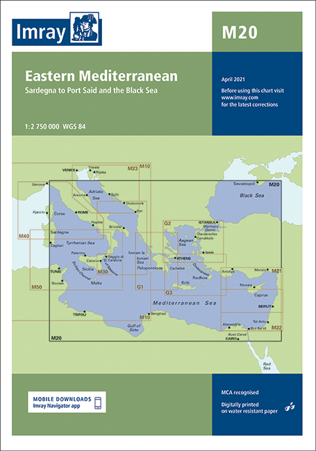 M20 Eastern Mediterranean (Imray Chart)