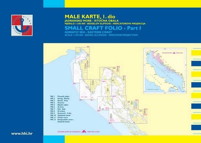 Croatia Male Karte 1: Trieste to Zadar