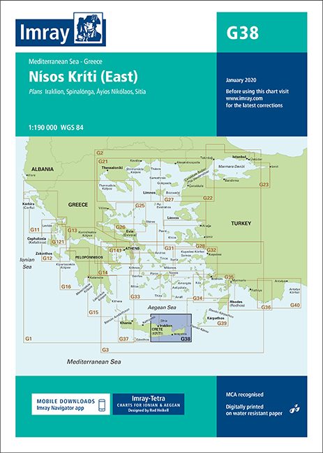 G38 Nísos Kríti - East (Imray Chart)
