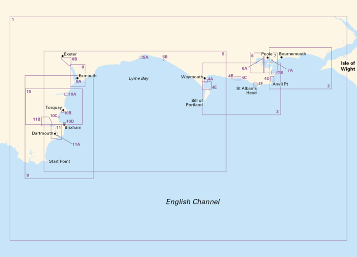 2300 Dorset and Devon Coasts Chart Pack
