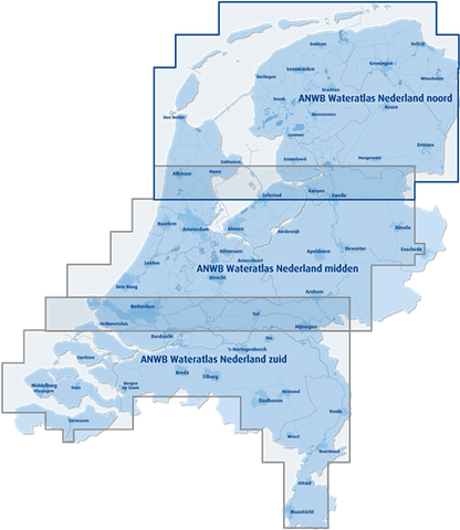 ANWB Wateratlas Nederland Noord