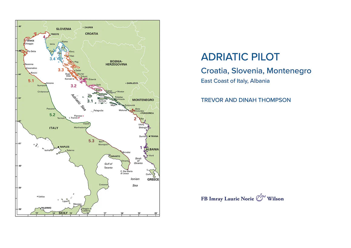 Adriatic Pilot 9th edition 2026