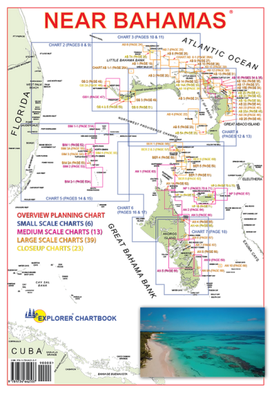 Explorer Chartbook - Near Bahamas, 12th edition