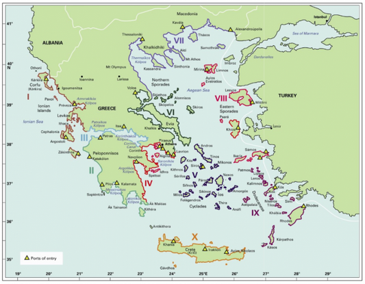 Greek Waters Pilot - 15th edition