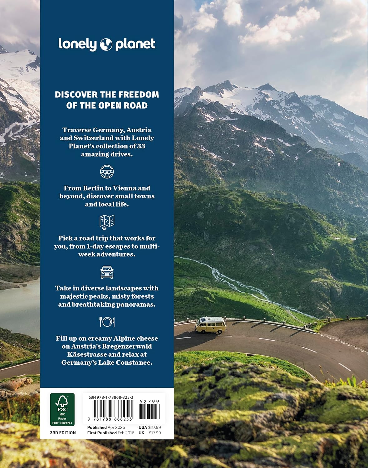 Lonely Planet Best Road Trips Germany, Austria & Switzerland, 3rd edition 2026