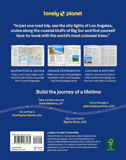 Lonely Planet Journey Pacific Coast Highway, 1st edition 2026