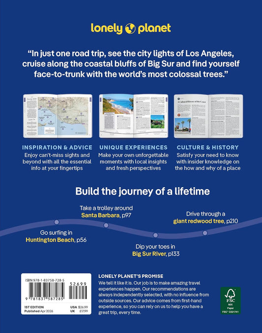 Lonely Planet Journey Pacific Coast Highway, 1st edition 2026
