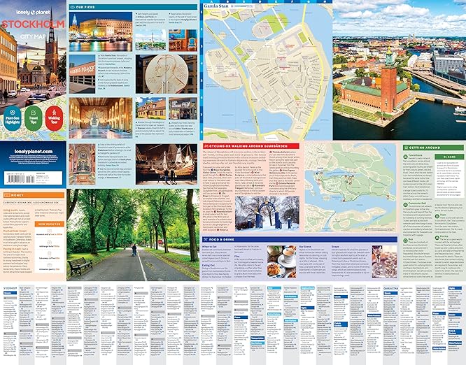 Lonely Planet Stockholm City Map