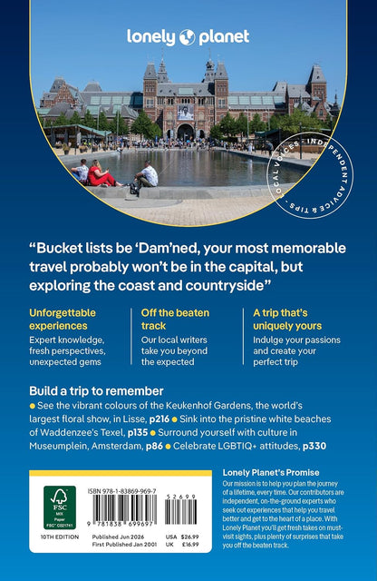 Lonely Planet The Netherlands, 10th edition 2026