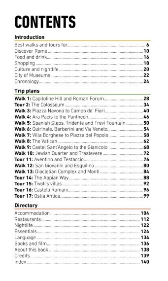 Rough Guides Walks & Tours Rome Pocket Travel Guide