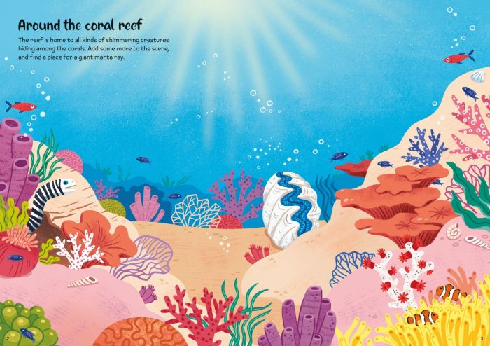 Sparkly Sea Creatures Sticker Book